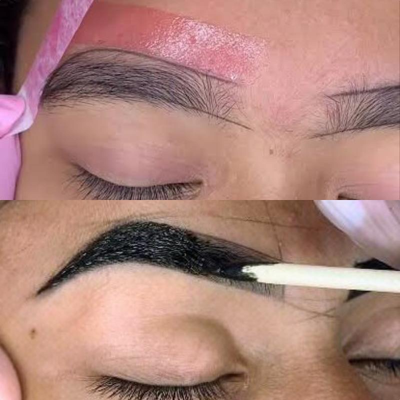 Design de sobrancelhas com henna